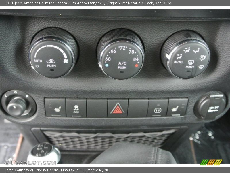 Bright Silver Metallic / Black/Dark Olive 2011 Jeep Wrangler Unlimited Sahara 70th Anniversary 4x4