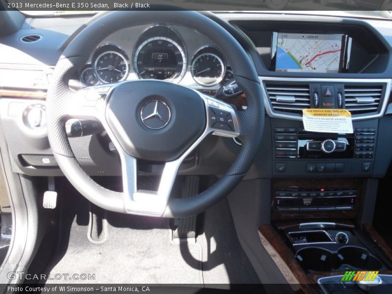 Black / Black 2013 Mercedes-Benz E 350 Sedan