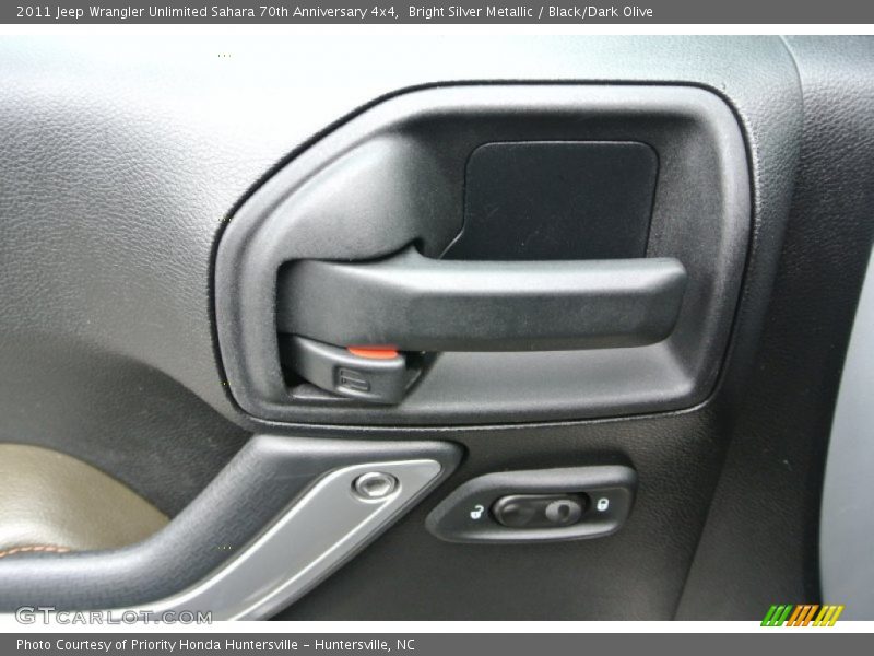 Bright Silver Metallic / Black/Dark Olive 2011 Jeep Wrangler Unlimited Sahara 70th Anniversary 4x4