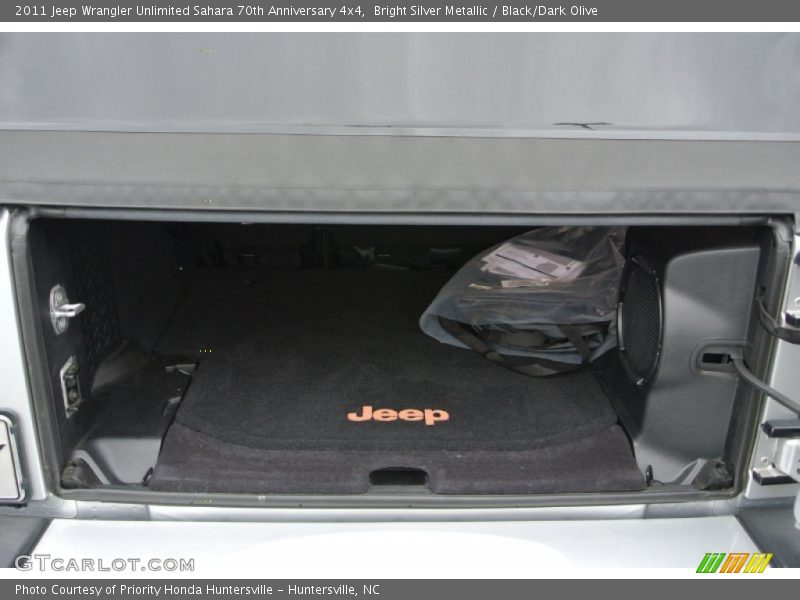 Bright Silver Metallic / Black/Dark Olive 2011 Jeep Wrangler Unlimited Sahara 70th Anniversary 4x4
