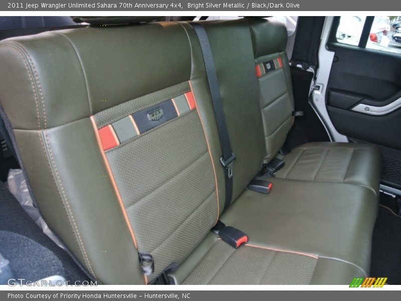 Bright Silver Metallic / Black/Dark Olive 2011 Jeep Wrangler Unlimited Sahara 70th Anniversary 4x4