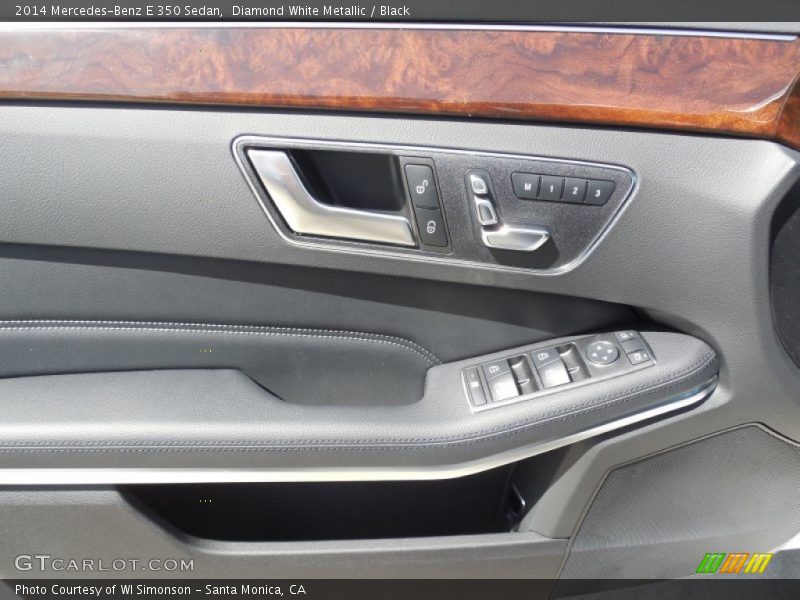 Diamond White Metallic / Black 2014 Mercedes-Benz E 350 Sedan
