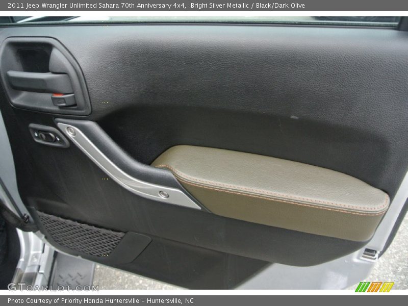 Bright Silver Metallic / Black/Dark Olive 2011 Jeep Wrangler Unlimited Sahara 70th Anniversary 4x4