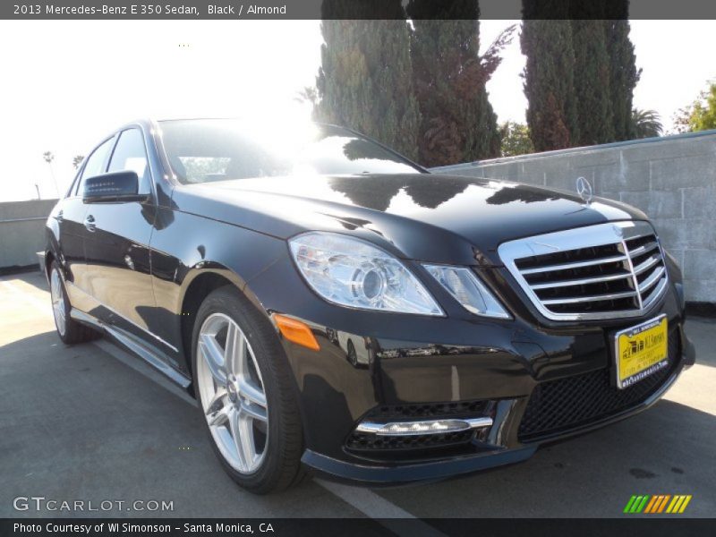 Black / Almond 2013 Mercedes-Benz E 350 Sedan
