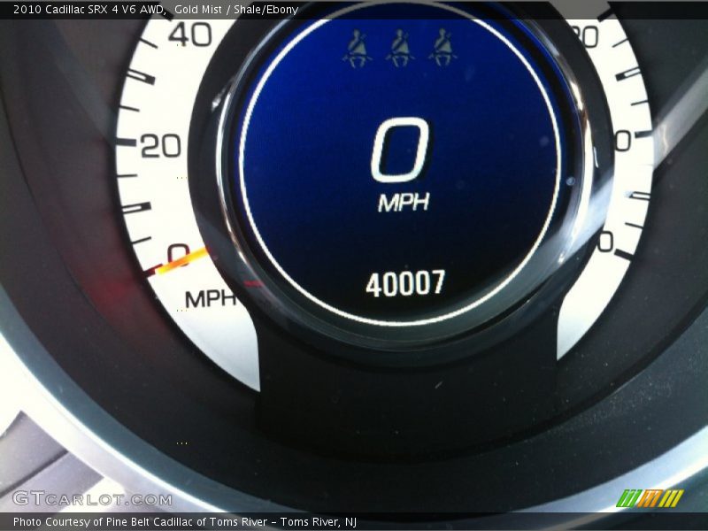 Gold Mist / Shale/Ebony 2010 Cadillac SRX 4 V6 AWD