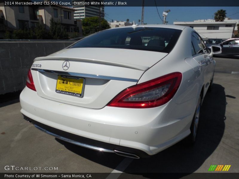 Diamond White Metallic / Black 2014 Mercedes-Benz CLS 550 Coupe