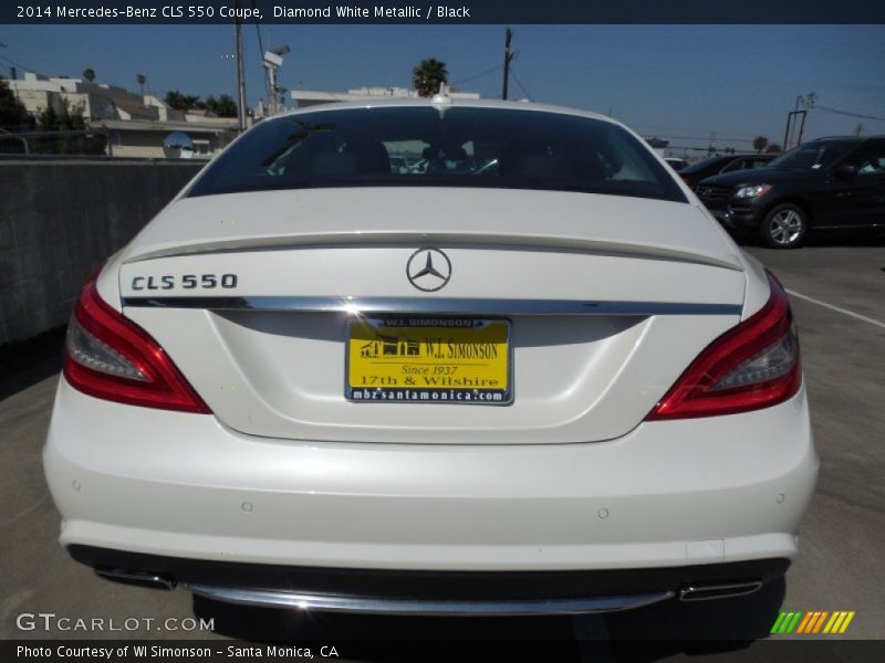 Diamond White Metallic / Black 2014 Mercedes-Benz CLS 550 Coupe
