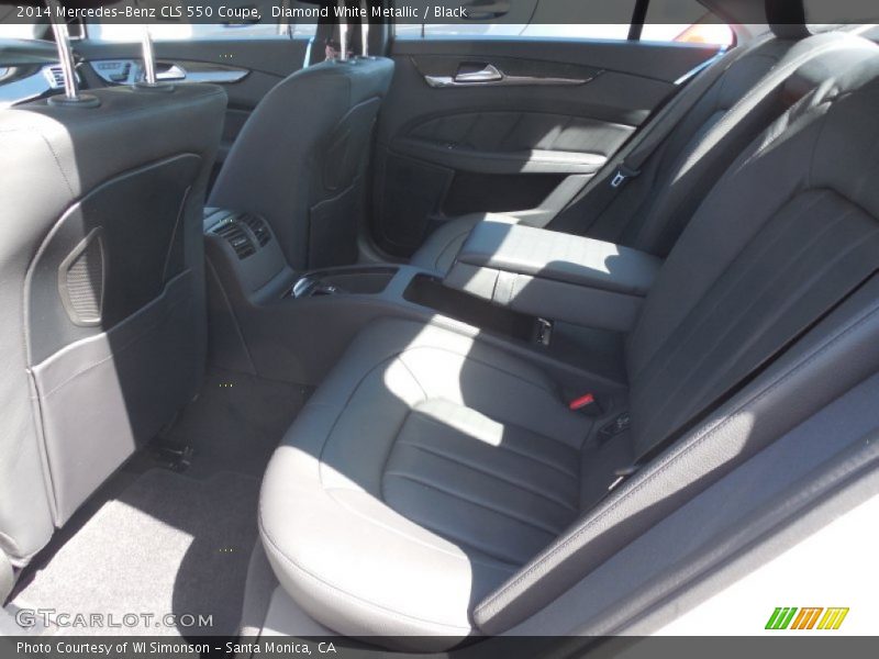Diamond White Metallic / Black 2014 Mercedes-Benz CLS 550 Coupe