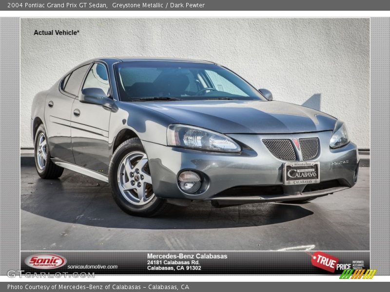 Greystone Metallic / Dark Pewter 2004 Pontiac Grand Prix GT Sedan