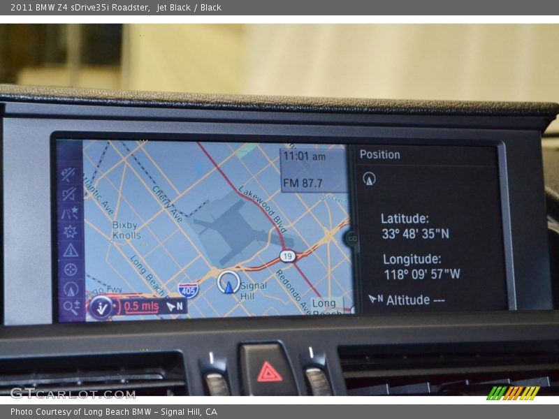 Navigation of 2011 Z4 sDrive35i Roadster