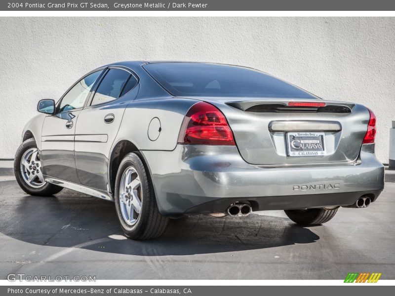 Greystone Metallic / Dark Pewter 2004 Pontiac Grand Prix GT Sedan