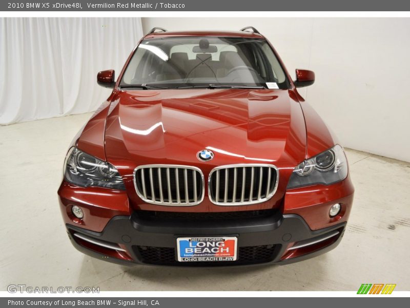 Vermilion Red Metallic / Tobacco 2010 BMW X5 xDrive48i