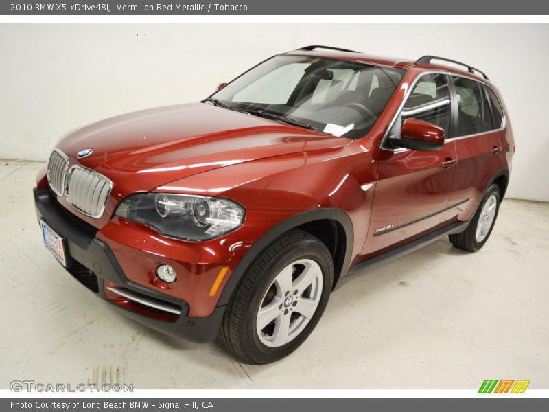 Vermilion Red Metallic / Tobacco 2010 BMW X5 xDrive48i