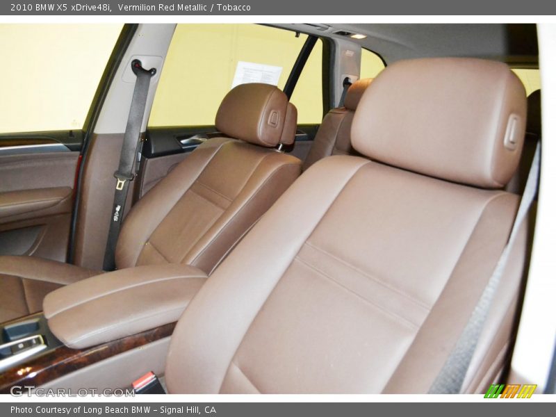 Vermilion Red Metallic / Tobacco 2010 BMW X5 xDrive48i
