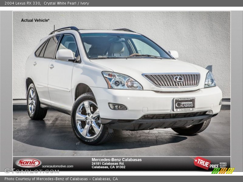 Crystal White Pearl / Ivory 2004 Lexus RX 330