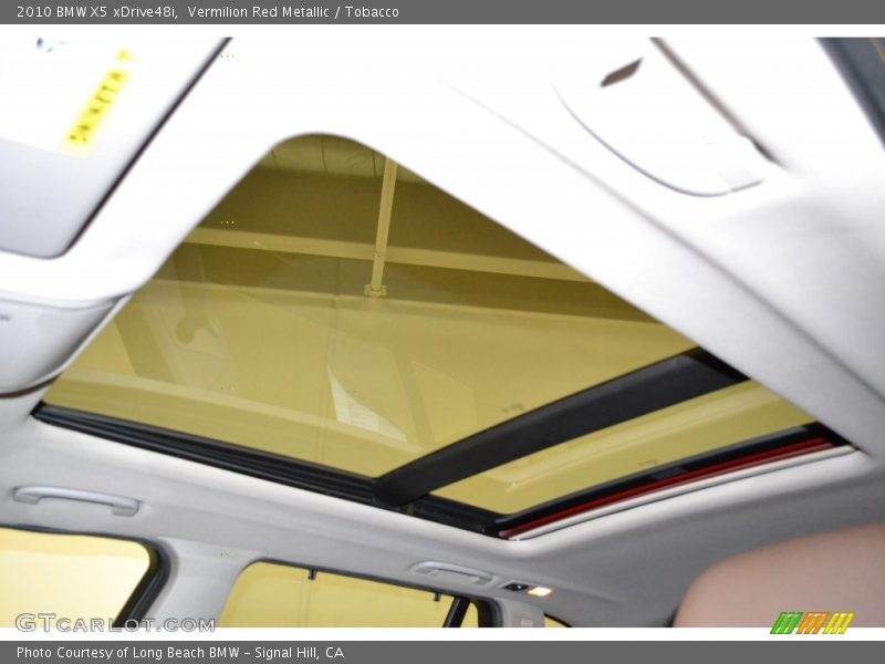 Sunroof of 2010 X5 xDrive48i