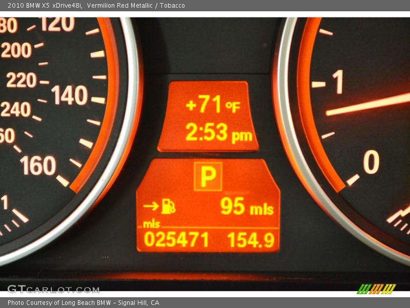 Vermilion Red Metallic / Tobacco 2010 BMW X5 xDrive48i