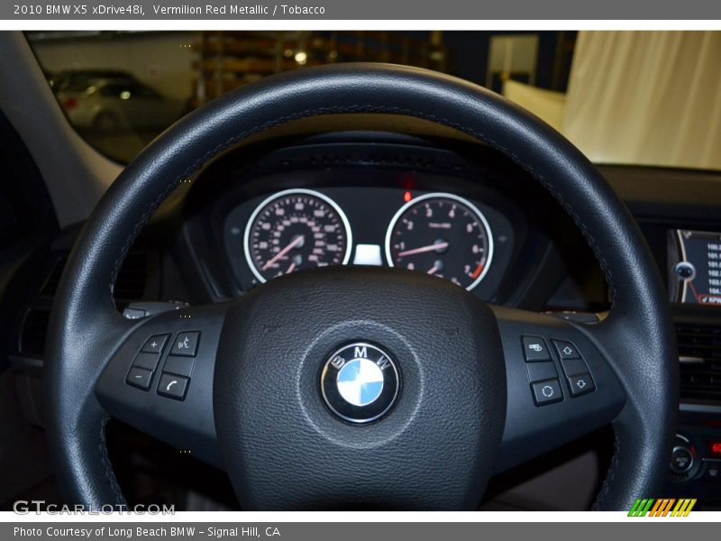 Vermilion Red Metallic / Tobacco 2010 BMW X5 xDrive48i