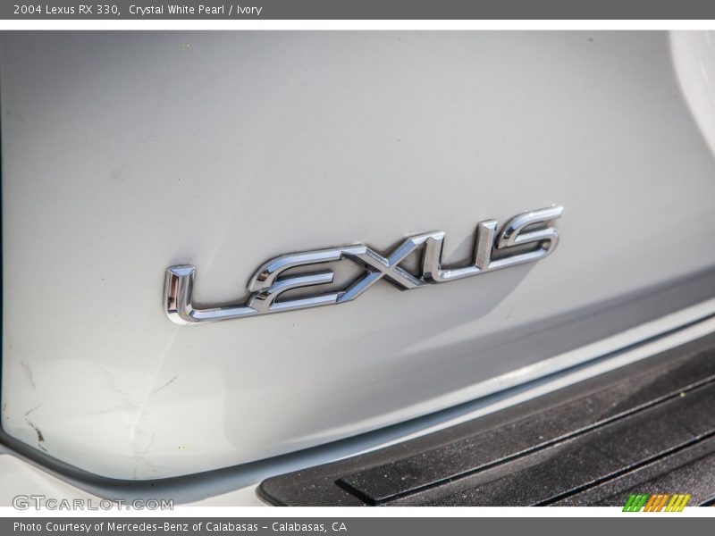 Crystal White Pearl / Ivory 2004 Lexus RX 330