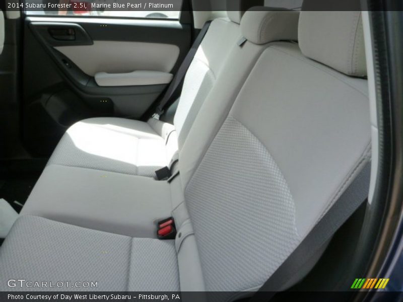 Marine Blue Pearl / Platinum 2014 Subaru Forester 2.5i