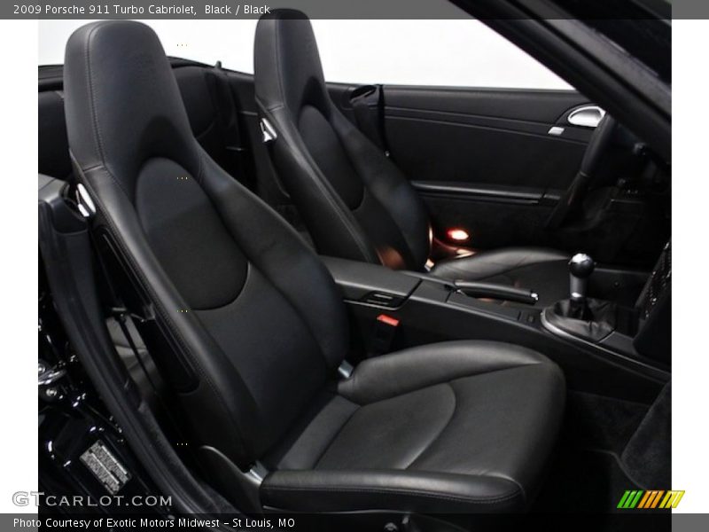 Front Seat of 2009 911 Turbo Cabriolet