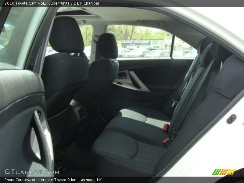 Super White / Dark Charcoal 2010 Toyota Camry SE