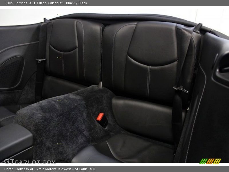 Rear Seat of 2009 911 Turbo Cabriolet