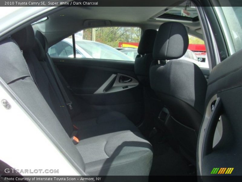 Super White / Dark Charcoal 2010 Toyota Camry SE