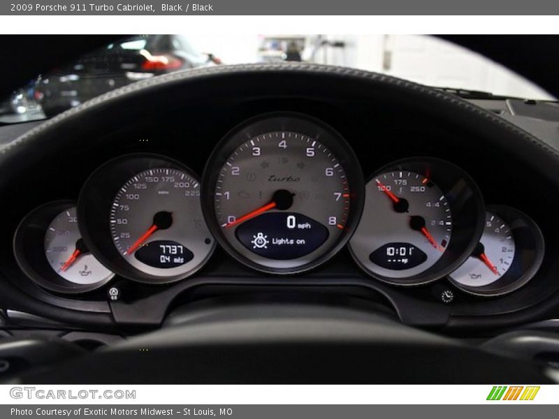  2009 911 Turbo Cabriolet Turbo Cabriolet Gauges