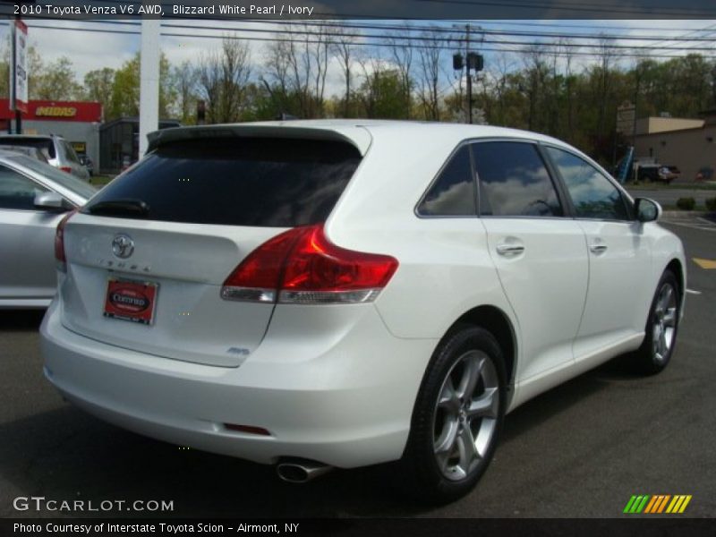Blizzard White Pearl / Ivory 2010 Toyota Venza V6 AWD
