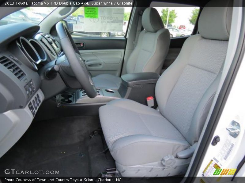 Front Seat of 2013 Tacoma V6 TRD Double Cab 4x4