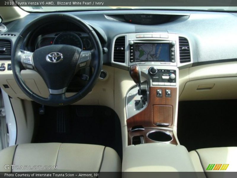 Blizzard White Pearl / Ivory 2010 Toyota Venza V6 AWD