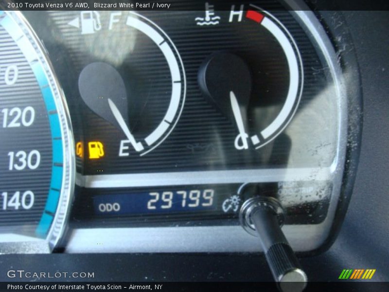 Blizzard White Pearl / Ivory 2010 Toyota Venza V6 AWD