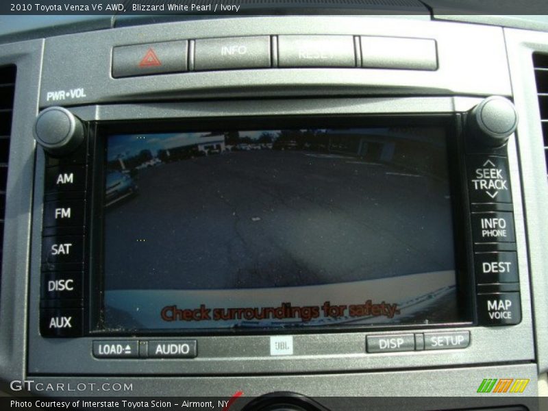 Blizzard White Pearl / Ivory 2010 Toyota Venza V6 AWD