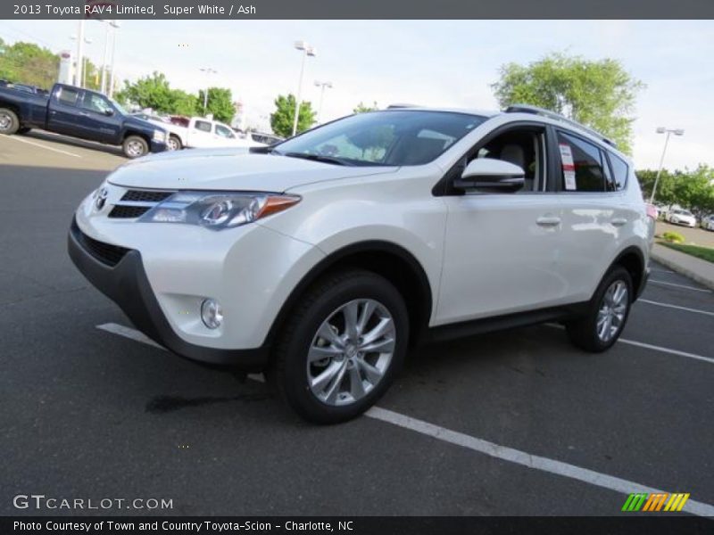 Super White / Ash 2013 Toyota RAV4 Limited