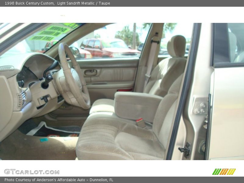 Light Sandrift Metallic / Taupe 1998 Buick Century Custom