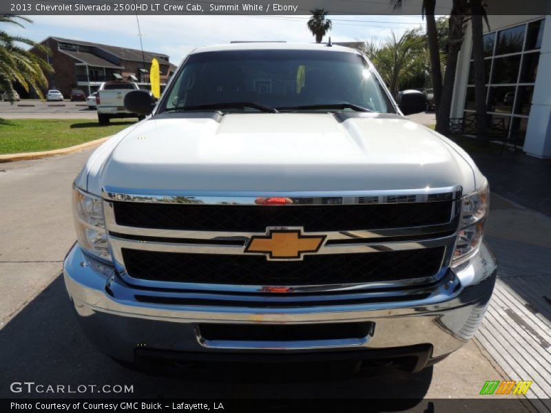 Summit White / Ebony 2013 Chevrolet Silverado 2500HD LT Crew Cab