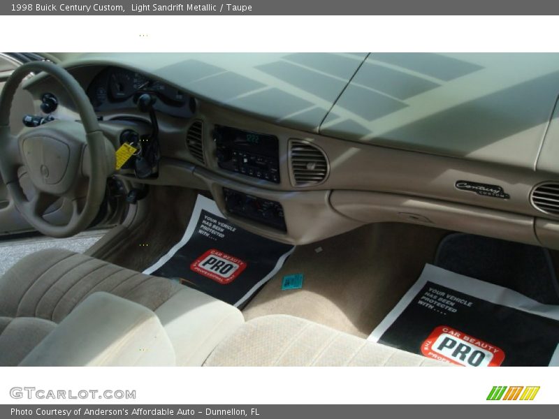 Light Sandrift Metallic / Taupe 1998 Buick Century Custom