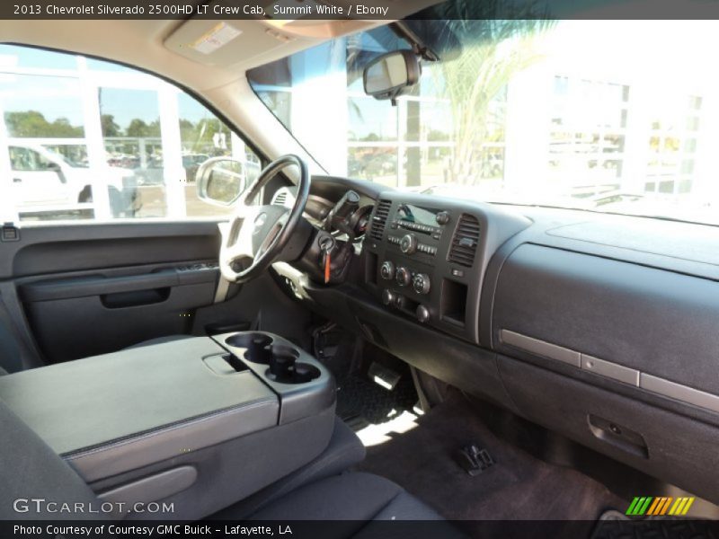Summit White / Ebony 2013 Chevrolet Silverado 2500HD LT Crew Cab