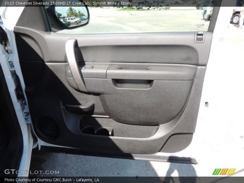 Summit White / Ebony 2013 Chevrolet Silverado 2500HD LT Crew Cab