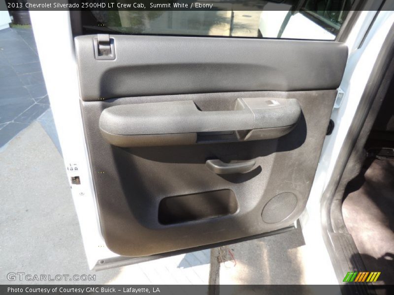Summit White / Ebony 2013 Chevrolet Silverado 2500HD LT Crew Cab