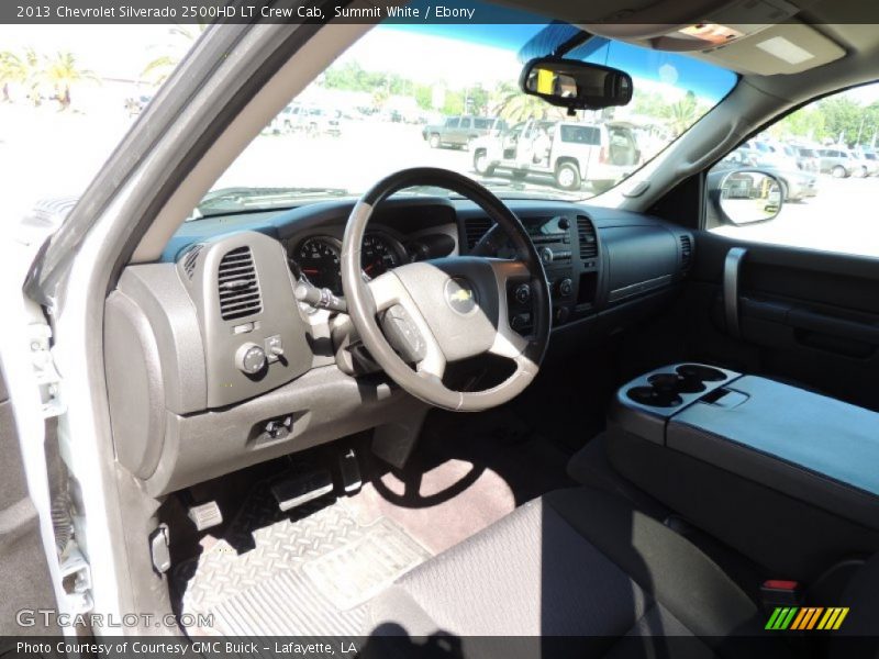 Summit White / Ebony 2013 Chevrolet Silverado 2500HD LT Crew Cab