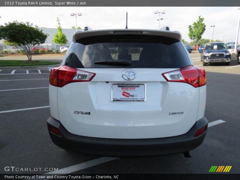 Super White / Ash 2013 Toyota RAV4 Limited
