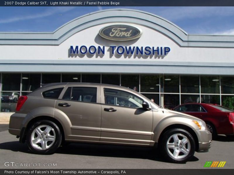 Light Khaki Metallic / Pastel Pebble Beige 2007 Dodge Caliber SXT