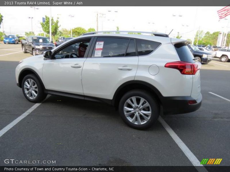 Super White / Ash 2013 Toyota RAV4 Limited