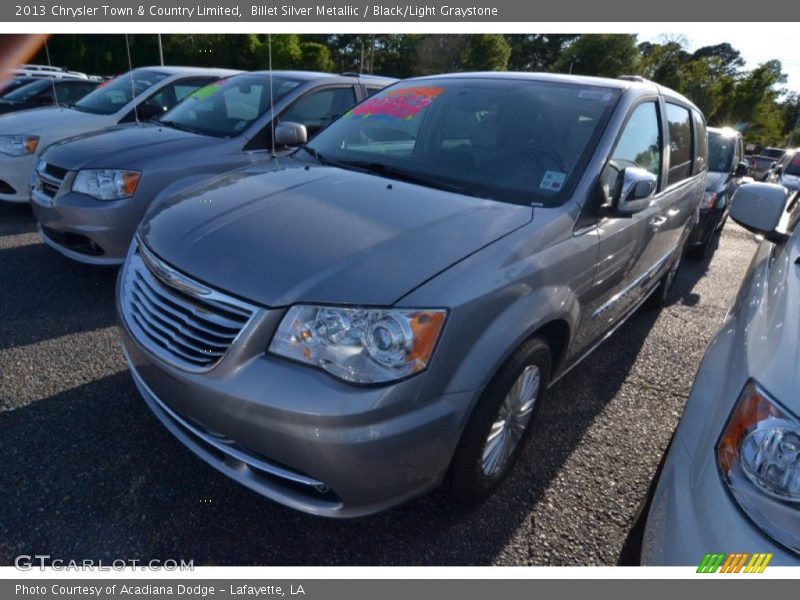 Billet Silver Metallic / Black/Light Graystone 2013 Chrysler Town & Country Limited