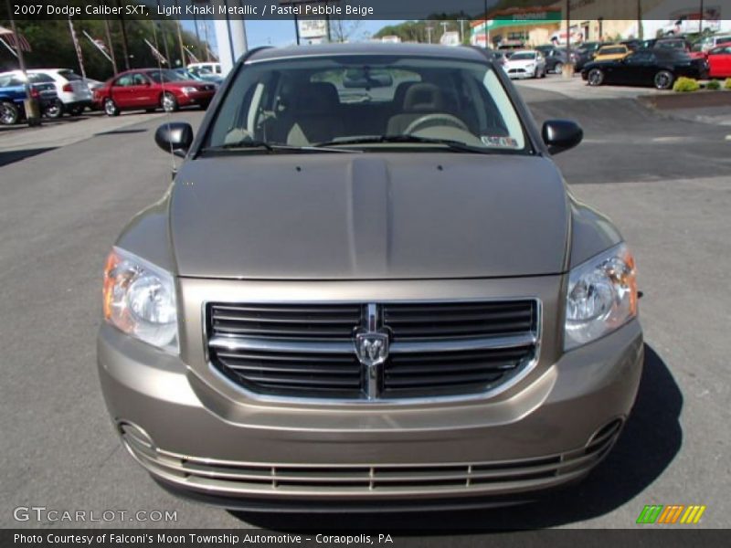 Light Khaki Metallic / Pastel Pebble Beige 2007 Dodge Caliber SXT