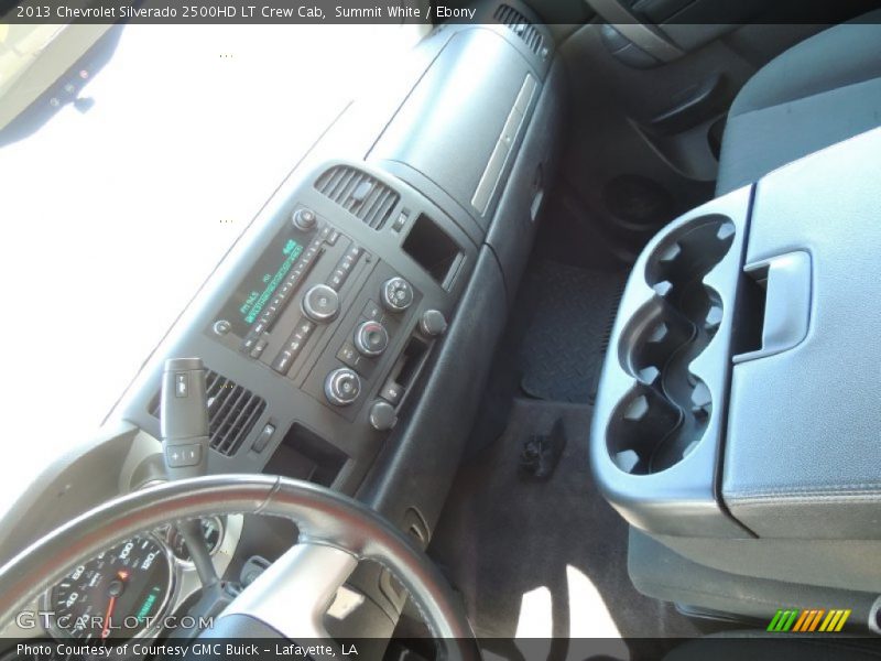 Summit White / Ebony 2013 Chevrolet Silverado 2500HD LT Crew Cab