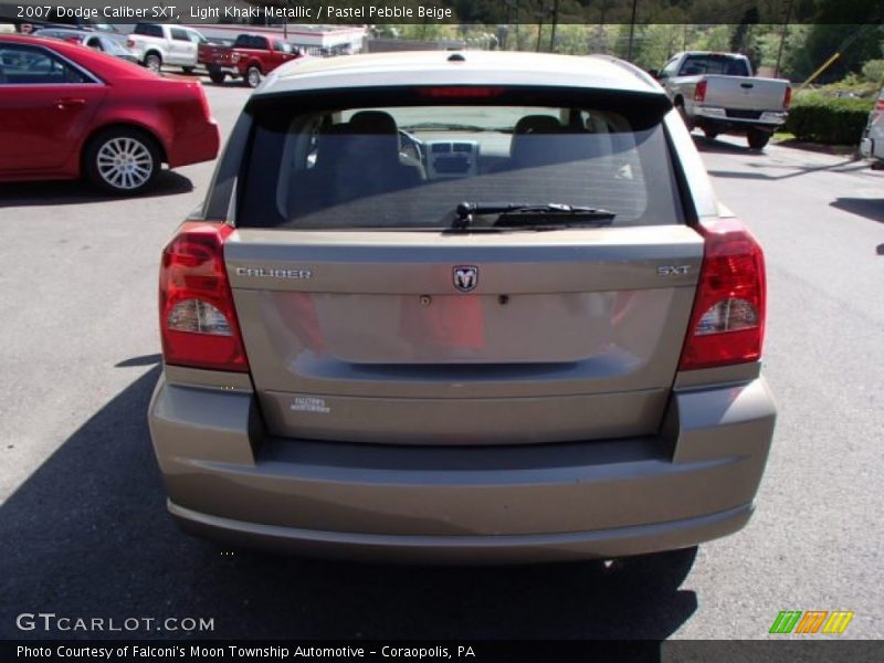 Light Khaki Metallic / Pastel Pebble Beige 2007 Dodge Caliber SXT