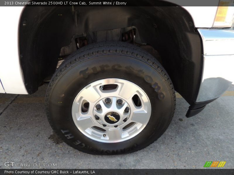 Summit White / Ebony 2013 Chevrolet Silverado 2500HD LT Crew Cab